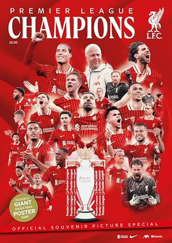 Liverpool FC CHAMP20NS - Premier League winners 24/25 : Official LFC magazine, front cover