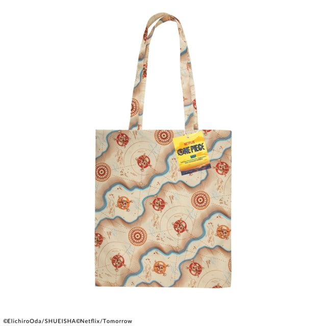 Grand Line Map Tote Bag