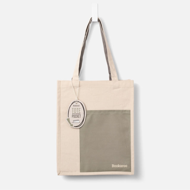 Bookaroo Tote Bag - Fern & Cream