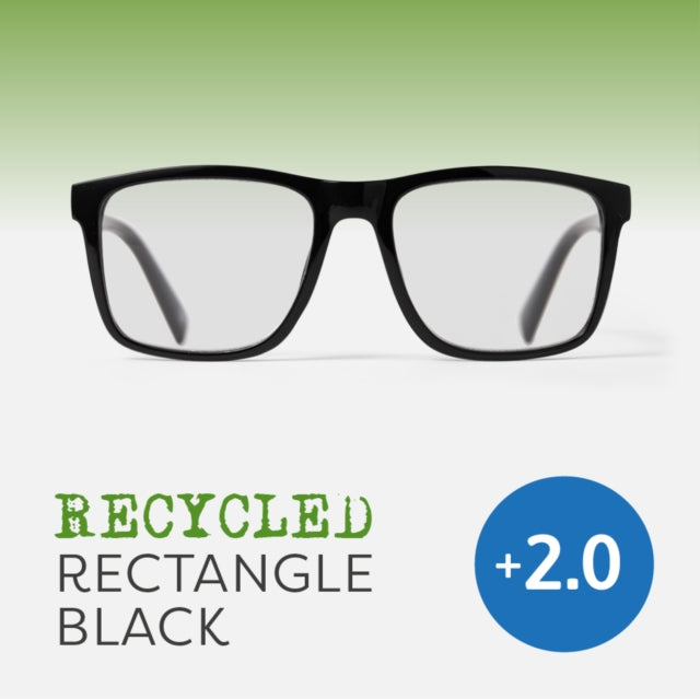 Easy Readers - Recycled Rectangle Black (2.0)