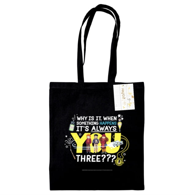Harry Potter (Always You Three) Black Tote Bag - 5063457006594
