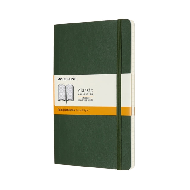 Moleskine Large Ruled Softcover Notebook: Myrtle Green - 8053853600011
