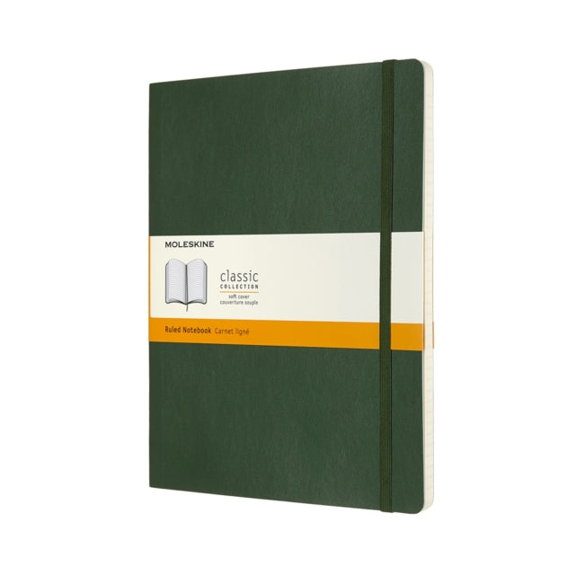 Moleskine Extra Large Ruled Softcover Notebook: Myrtle Green - 8053853600059