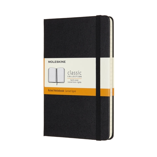 Moleskine Medium Ruled Hardcover Notebook: Black - 8055002852944