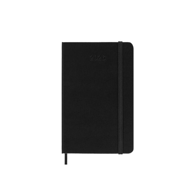 Moleskine 2026 12-Month Weekly Horizontal Pocket Hardcover Notebook: Black - 8056999275303