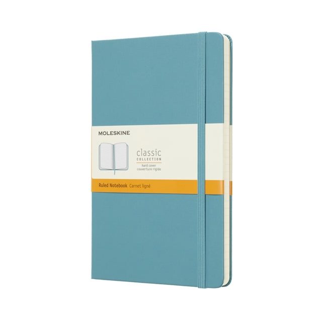 Moleskine Reef Blue Notebook Large Ruled Hard - 8058341715345