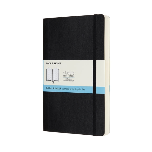 Moleskine Expanded Large Dotted Softcover Notebook: Black - 8058647628073