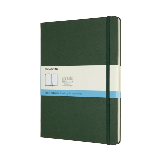 Moleskine Extra Large Dotted Hardcover Notebook: Myrtle Green - 8058647629131