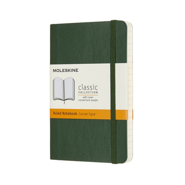 Moleskine Pocket Ruled Softcover Notebook: Myrtle Green - 8058647629148