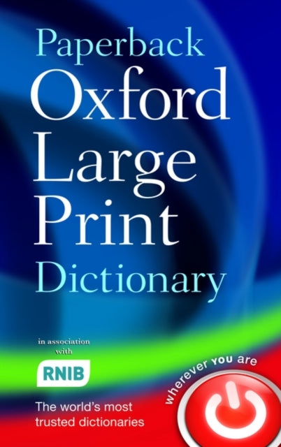 Paperback Oxford Large Print Dictionary - 9780199216307