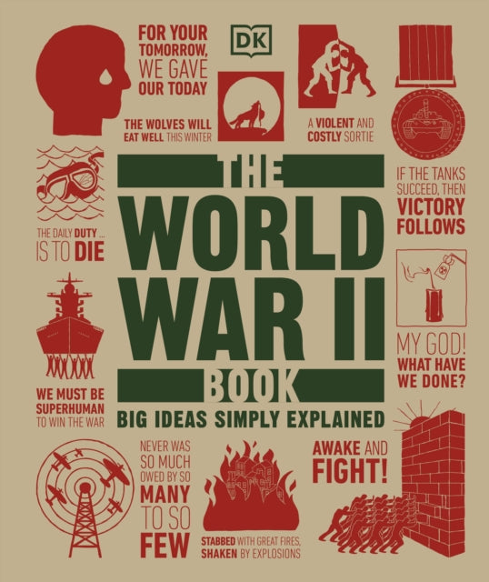 The World War II Book : Big Ideas Simply Explained - 9780241347119