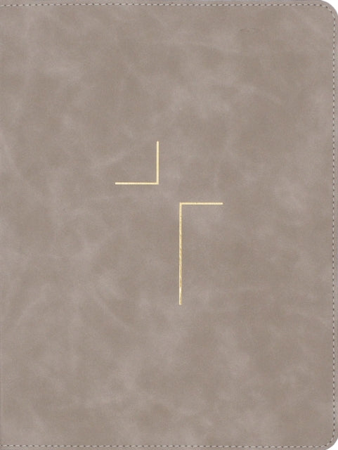 The Jesus Bible, ESV Edition, Leathersoft, Stone - 9780310154488