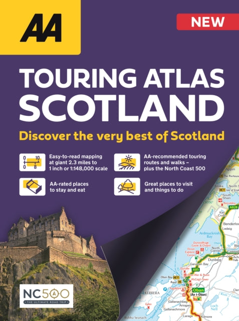 AA Touring Atlas Scotland - 9780749584450