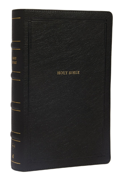 NKJV, End-of-Verse Reference Bible, Personal Size Large Print, Leathersoft, Black, Thumb Indexed, Red Letter, Comfort Print : Holy Bible, New King James Version - 9780785233671