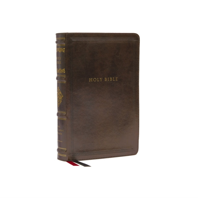 NKJV, Personal Size Reference Bible, Sovereign Collection, Leathersoft, Brown, Red Letter, Comfort Print : Holy Bible, New King James Version - 9780785265009