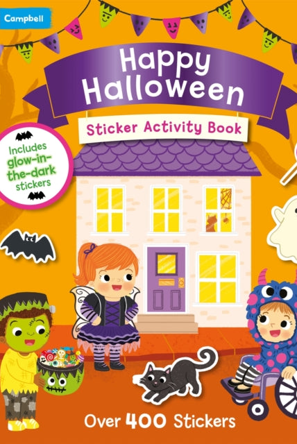 Happy Halloween Sticker Activity Book : With over 400 stickers