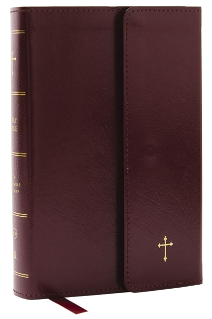 NKJV Compact Paragraph-Style Bible w/ 43,000 Cross References, Burgundy Leatherflex w/ Magnetic Flap, Red Letter, Comfort Print: Holy Bible, New King James Version : Holy Bible, New King James Version - 9781400333332