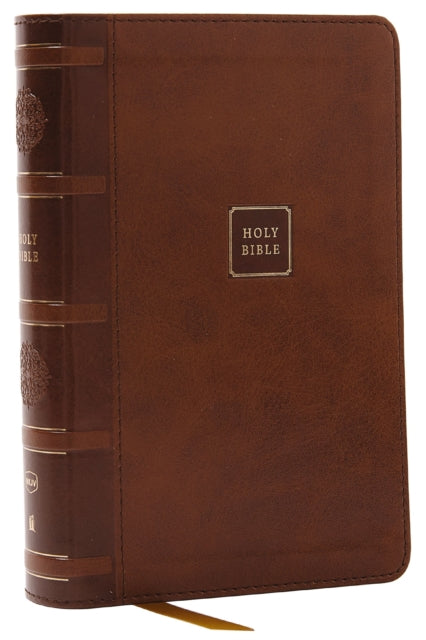 NKJV Compact Paragraph-Style Bible w/ 43,000 Cross References, Brown Leathersoft, Red Letter, Comfort Print: Holy Bible, New King James Version : Holy Bible, New King James Version - 9781400333363