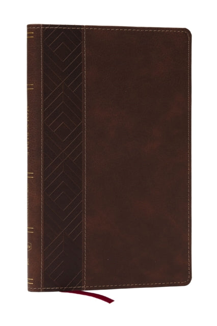 KJV, Personal Size New Testament, Brown Leathersoft, Red Letter, Comfort Print - 9781400350063