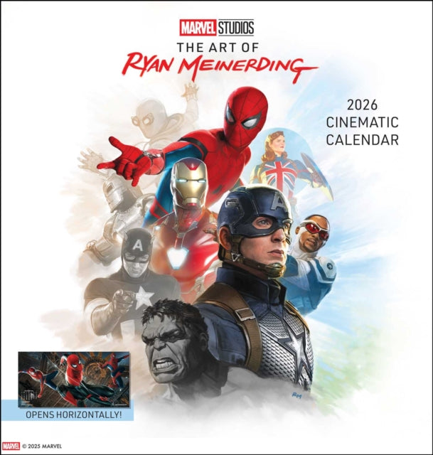 Marvel Studios: The Art of Ryan Meinerding 2026 Cinematic Wall Calendar - 9781419784354