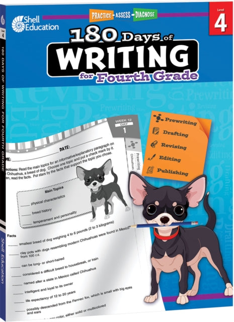 180 Days™: Writing for Fourth Grade : Practice, Assess, Diagnose - 9781425815271