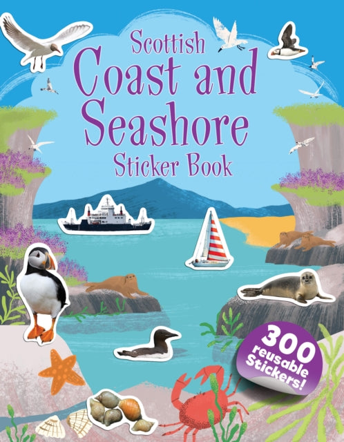 Scottish Coast and Seashore Sticker Book - 9781780279459