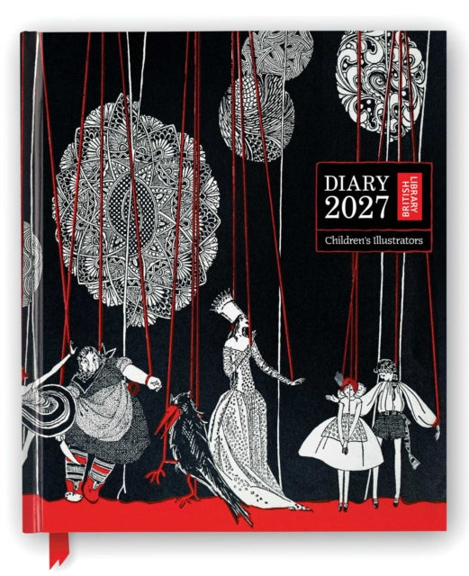 British Library: Children's Illustrators 2027 Desk Diary Planner - Week to View, Illustrated throughout