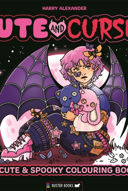 Cute & Cursed : A Spookily Cute Colouring Book