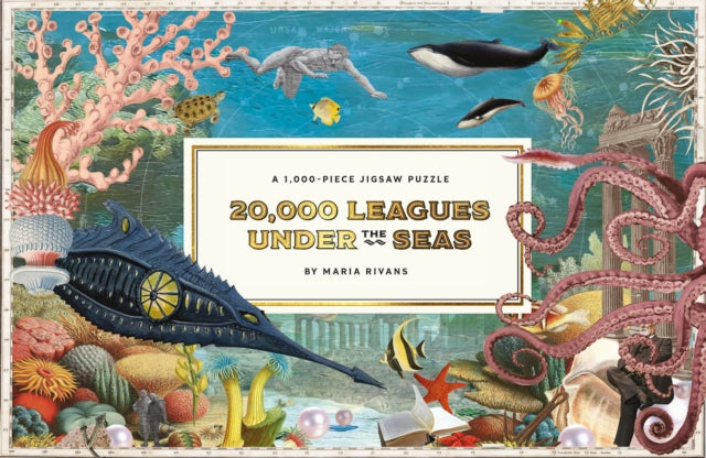 20,000 Leagues Under the Sea : A 1000-piece Jigsaw Puzzle - 9781837760664