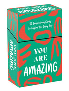 You Are Amazing : 52 Empowering Cards and Booklet to Inspire You Every Day - 9781837994878