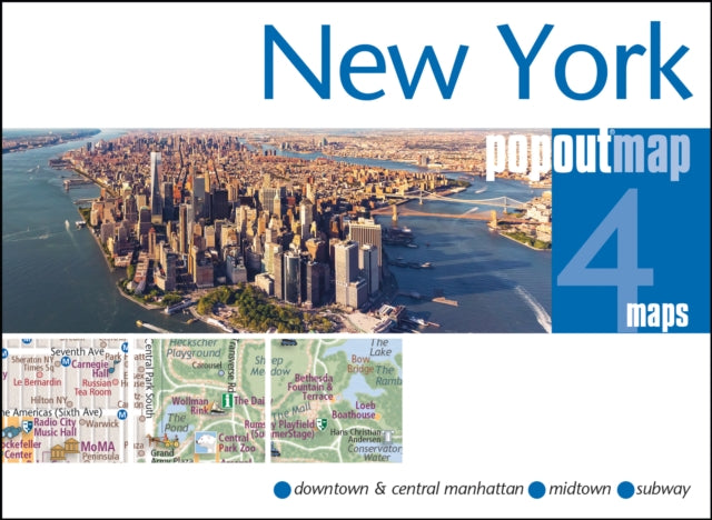 New York PopOut Map - pocket size, pop up map of new york city - 9781914515972