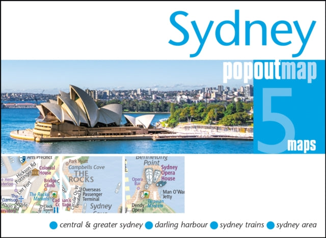 Sydney PopOut Map - pocket-size, pop up map of Sydney city centre - 9781917131308