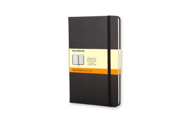 Moleskine Large Ruled Hardcover Notebook Black - 9788883701122