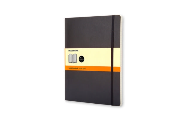 Moleskine Soft Extra Large Ruled Notebook Black - 9788883707223