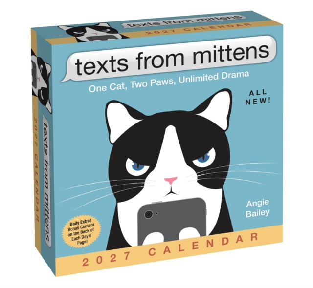 Texts from Mittens the Cat 2027 Day-to-Day Calendar : One Cat, Two Paws, Unlimited Drama