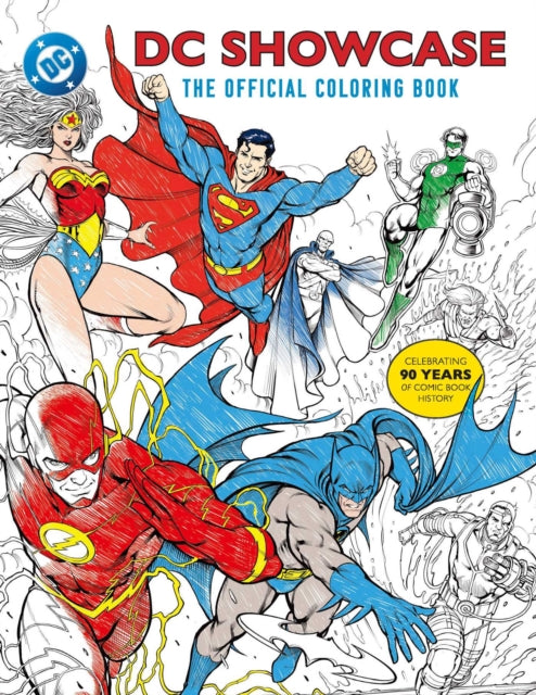DC Showcase : The Official Coloring Book - 9798886635737
