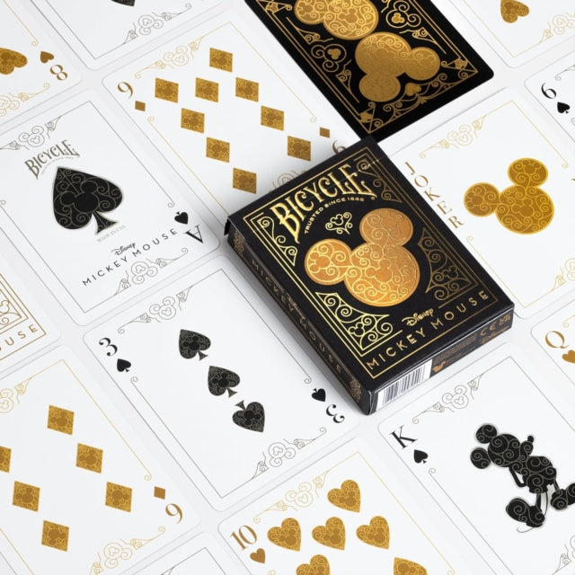 Bicycle(R) Mickey Black/Gold