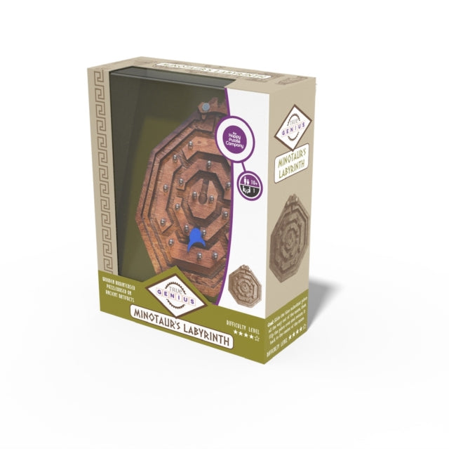 Minotaur'S Labyrinth Wooden Brain Teaser