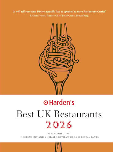 Harden’s Best UK Restaurants 2026 26th EDITION, front cover