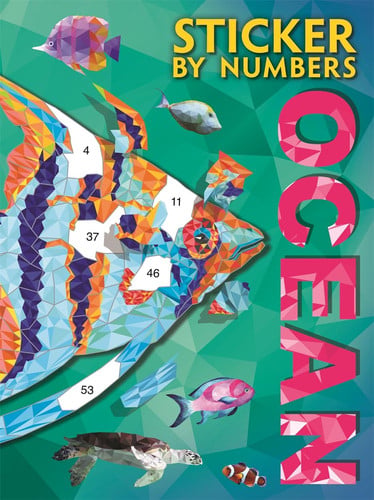 Sticker By Numbers: Ocean, front cover