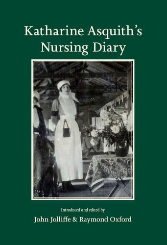Katharine Asquith's Nursing Diary, front cover
