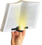 3-in-1 One-Handed Book Light, Page Holder & Bookmark - Black