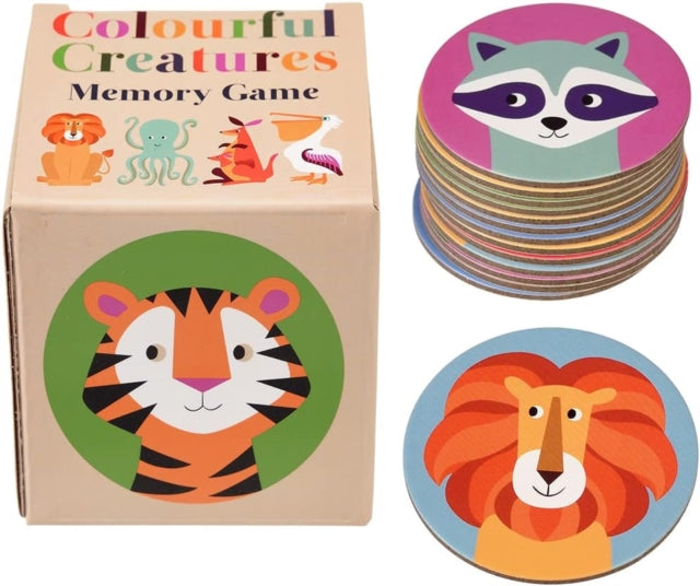 Memory game (24 pieces) - Colourful Creatures