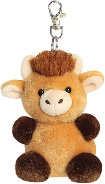 Palm Pals Hubert Highland Cow Clip-On 4in
