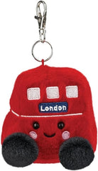 Palm Pals Bertie Red Bus Clip-On 4in