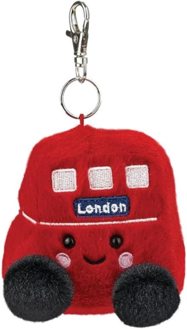 Palm Pals Bertie Red Bus Clip-On 4in