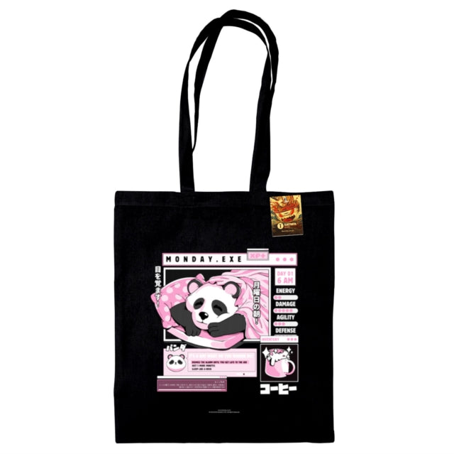 Ilustrata (Monday.Exe) Black Tote Bag - 5050293868332
