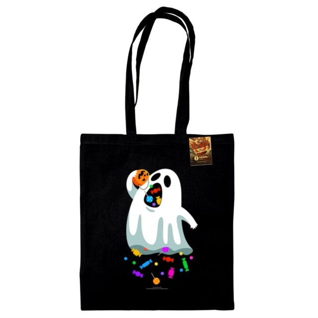 Benjimoji (Hungry Ghost) Black Tote Bag - 5050293868783