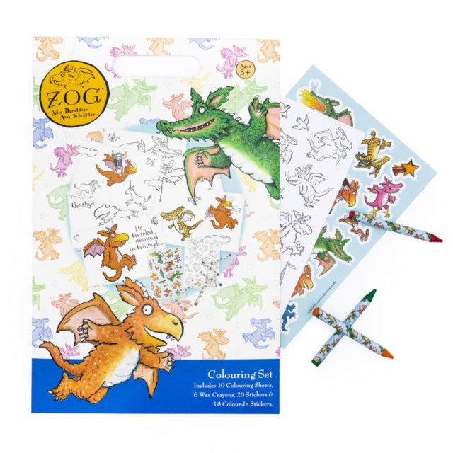 A4 Colouring Set - Zog