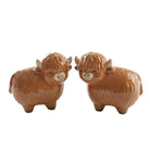Highland Cow Salt & Pepper Shakers